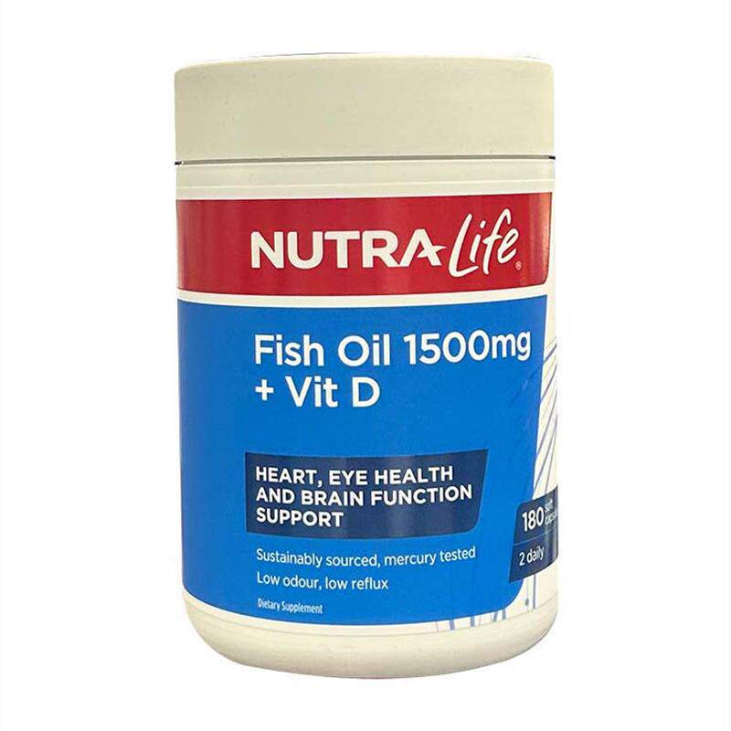 新西兰直邮NutraLife纽乐深海鱼油软胶囊180粒 高含量1500mg EPA