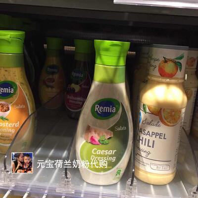现货荷兰进口remia 奶油奶酪低脂凯撒沙拉酱 咸味 美味健康