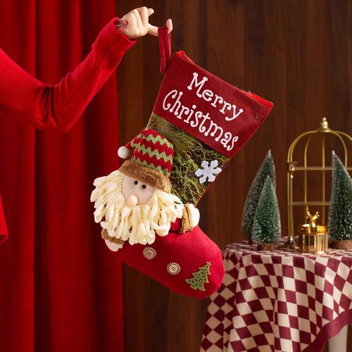 圣诞节袜子礼物袋大号儿童糖果袋