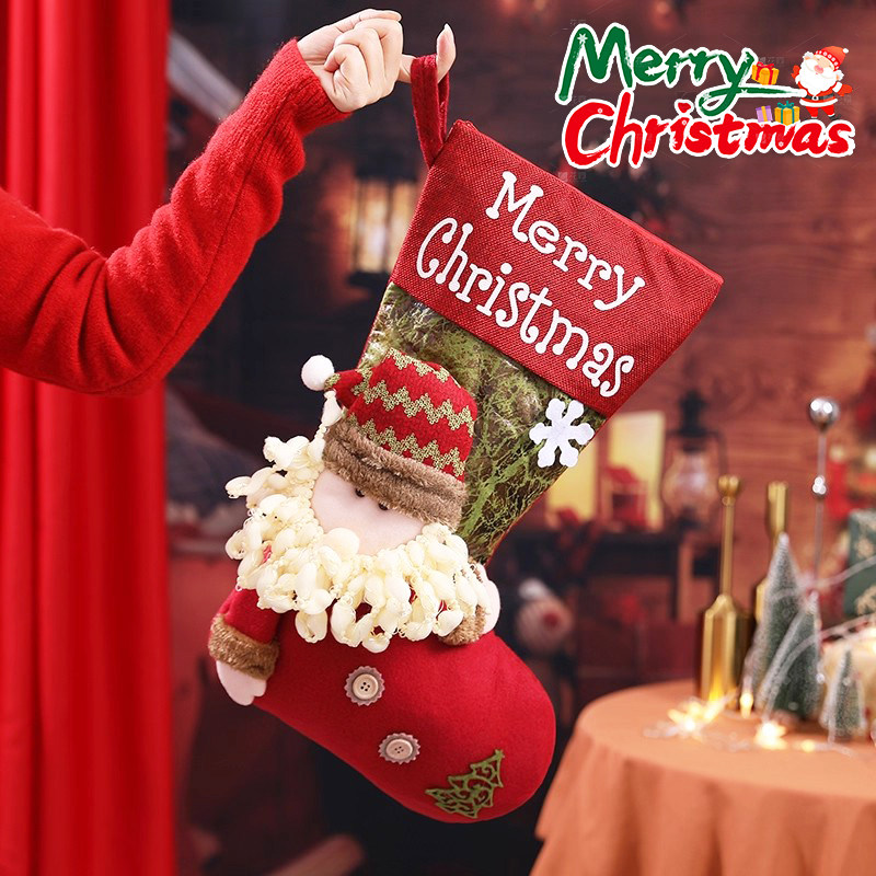 圣诞袜子礼物袋大号圣诞节装饰