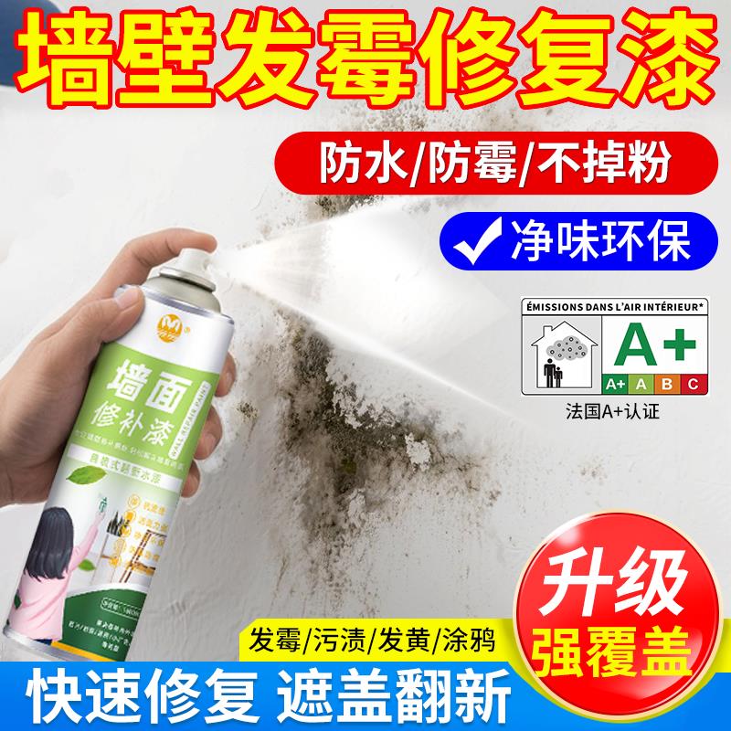 墙壁发霉修复翻新修补乳胶漆白墙