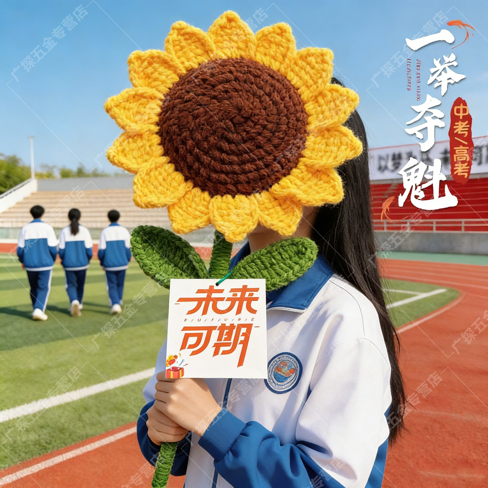 一举夺魁向日葵大花束中高考加油励志仪式感毕业同学礼品金榜题名