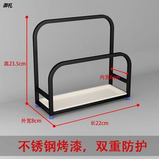 ..不锈钢砧板架菜板架厨房放菜板的架子家用落地案板收纳刀架置-