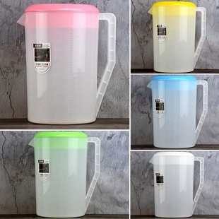 加厚量杯带刻度家用奶茶店专用量壶塑料毫升带盖量筒大量桶5000ml