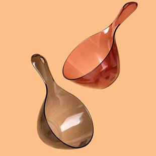 水瓢塑料不烂水勺厨房食品级小号迷你面瓢家用儿童洗澡创意水舀