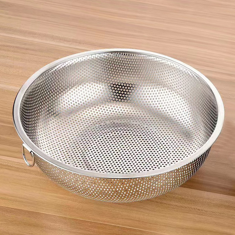 菜盆加厚 不锈钢 沥水盆 漏盆 洗米盆 沥水筛 水果篮 淘米 洗,餐饮具,盆,淘宝优惠券,粉丝福利购,淘宝优惠卷