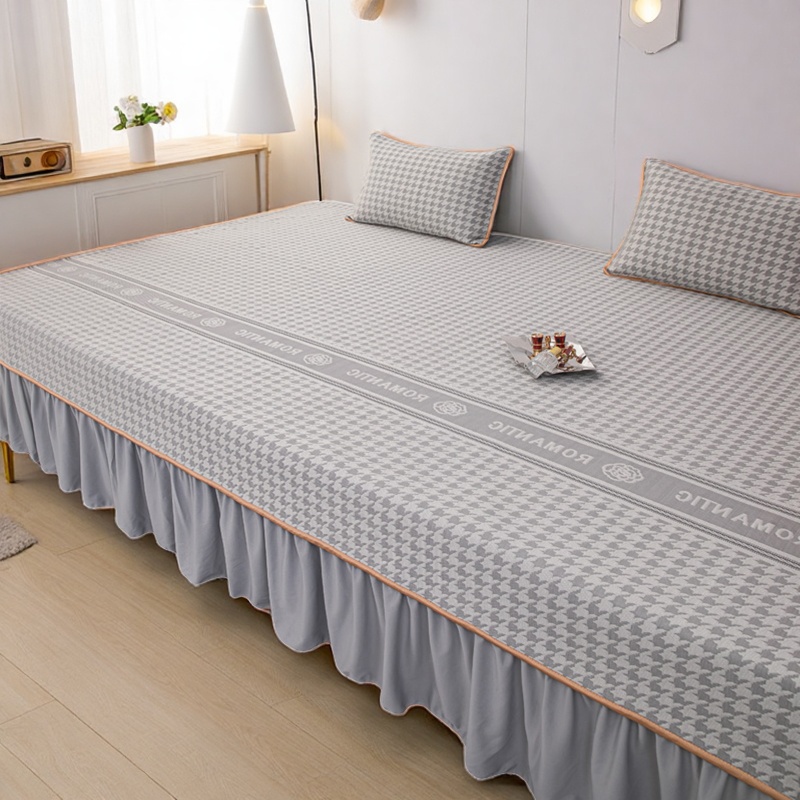 夏天榻榻米专用床盖现代简约夏季冰丝炕盖大尺寸凉豆豆炕席床单垫