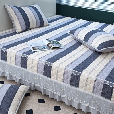 春荣纯棉磨毛夹棉榻榻米床盖