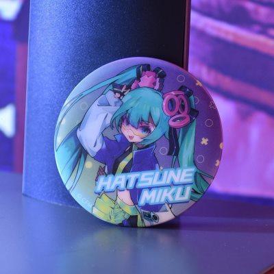 BEMOE正版初音未来周边miku未来随行恬夜影饴梦系列徽章吧唧谷子