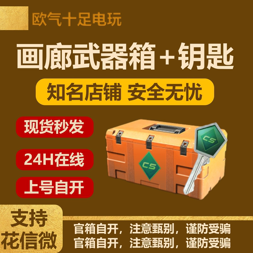 现货秒发/CSGO2钥匙箱子画廊现货开箱号自开号官方箱子廓尔喀刀皮