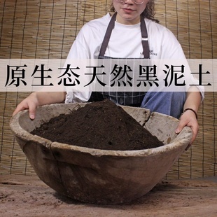 长白山黑泥土东北黑色泥土原生态养花种菜育苗纯泥土肥效久免施肥