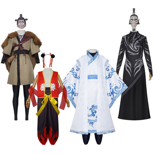 哪吒cos服儿童六一套装