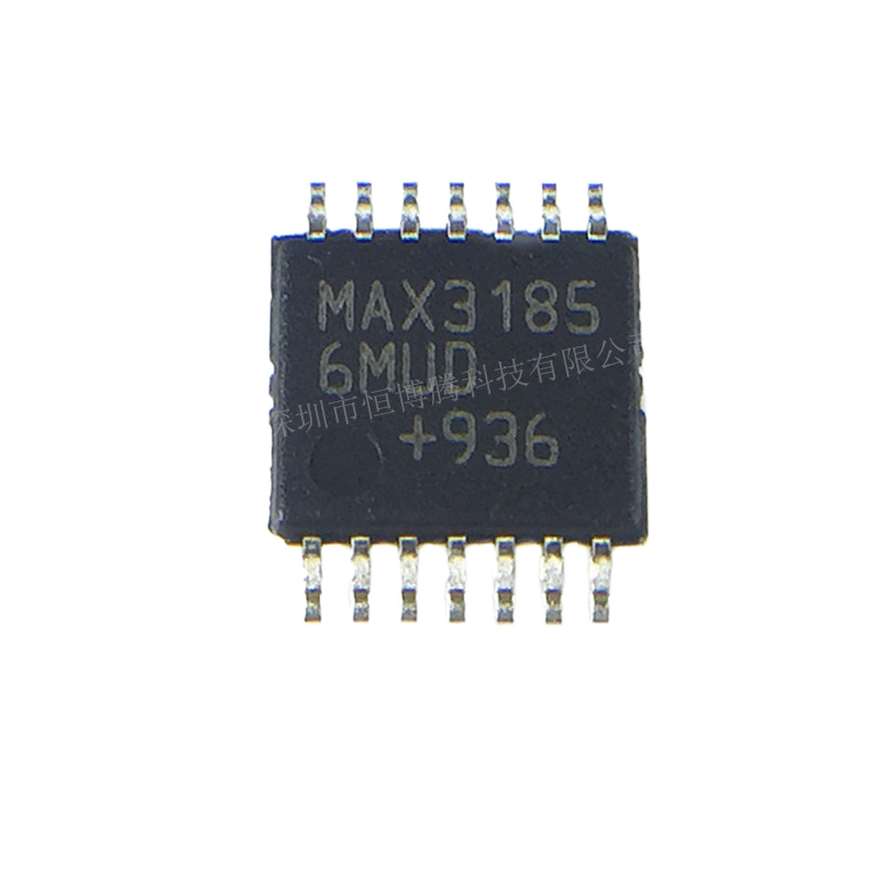 5个 MAX31856MUD+T 原装  贴片TSSOP14 探测器接口芯片 MAX31856