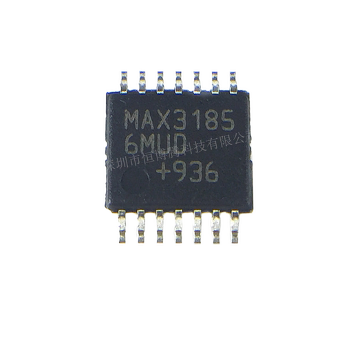 5个 MAX31856MUD+T 原装  贴片TSSOP14 探测器接口芯片 MAX31856