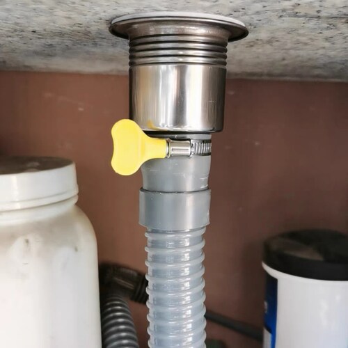 水泥池老式配件漏水管瓷盆拖布盆不锈钢水槽通用型大理石盆下水口