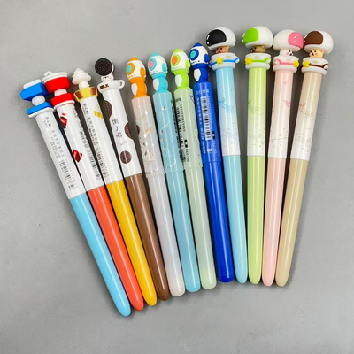 点石制笔躲猫猫系擦钢蓝笔F尖0.5