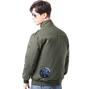 夏季纯棉带风扇的降温烧电焊空调工作衣服薄厚男款焊工耐防烫制冷