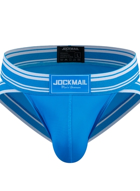 JOCKMAIL三角裤低腰性感激凸囊袋提臀青年男内裤镂空透气潮流网孔