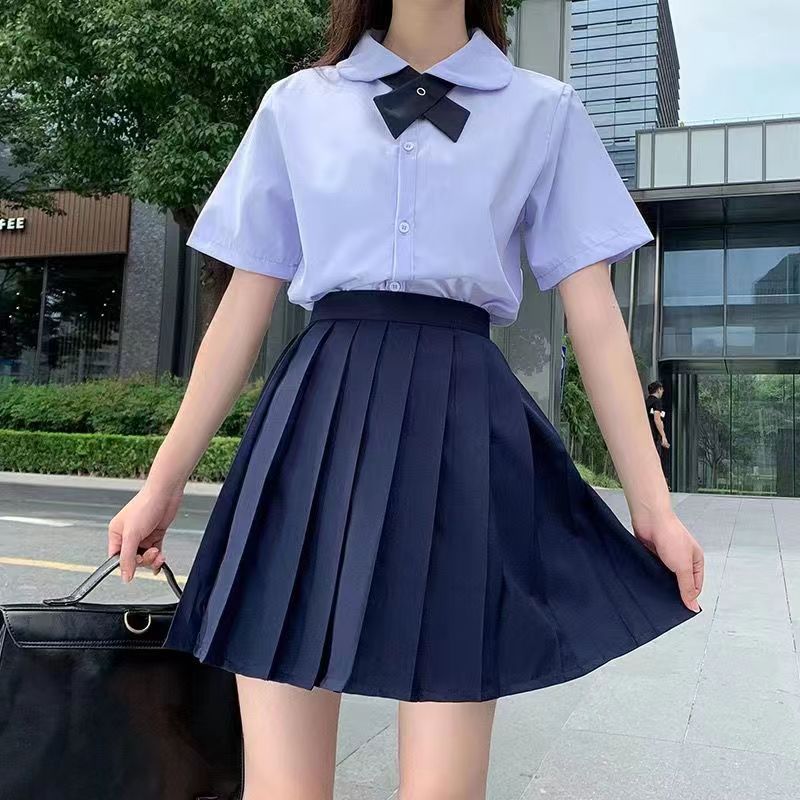 新款泰式JK制服休闲学院风毕业班服套装男女春夏演出服泰国校服-封面