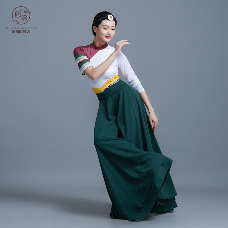 藏族舞蹈服我的九寨舞艺考级藏式