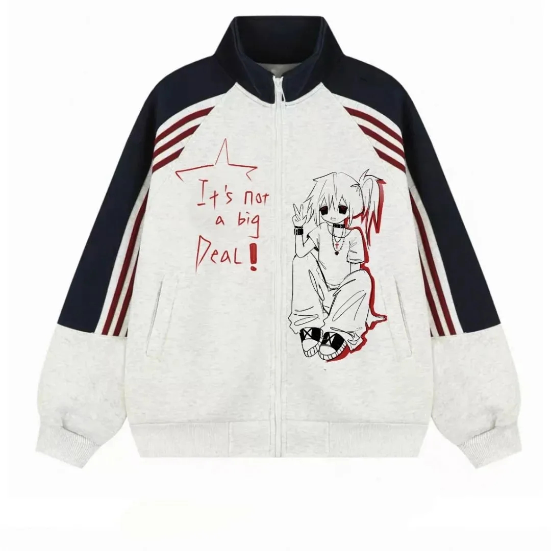 学院风甜萌少女日系立领卫衣套装