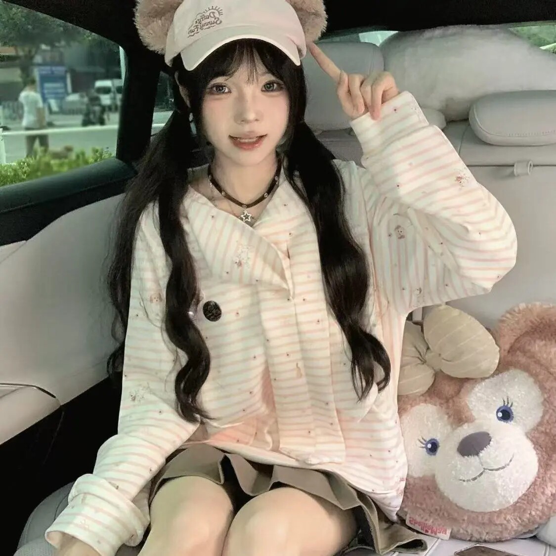 学院风新款韩版宽松显瘦圆领卫衣