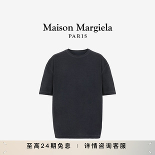 T恤上衣 MaisonMargiela马吉拉纯色棉质休闲短袖