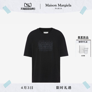 MaisonMargiela马吉拉圆领落肩宽松T恤短袖 上衣衣服 春夏新品