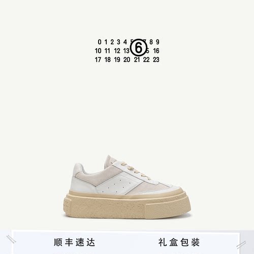MM6拼接厚底低帮款单鞋