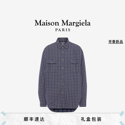 马吉拉四角缝线衬衫休闲