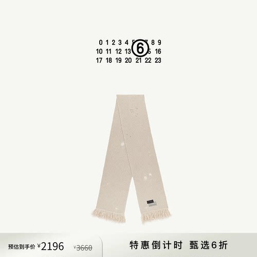 [折扣倒计时]MM6破洞针织围巾