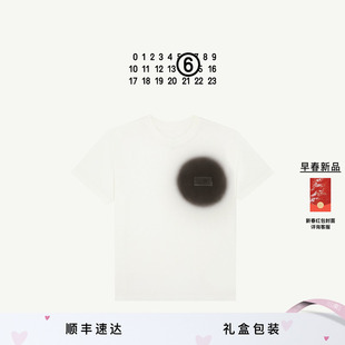 [早春新品]MM6日常休闲通勤圆领短袖T恤内搭打底衫情侣款上衣