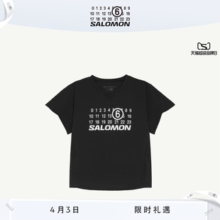 T恤打底衫 内搭上衣 SALOMON联名数字Logo印花短袖 限量补货 MM6