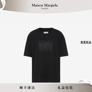 上衣衣服 MaisonMargiela马吉拉圆领落肩宽松T恤短袖 春夏新品
