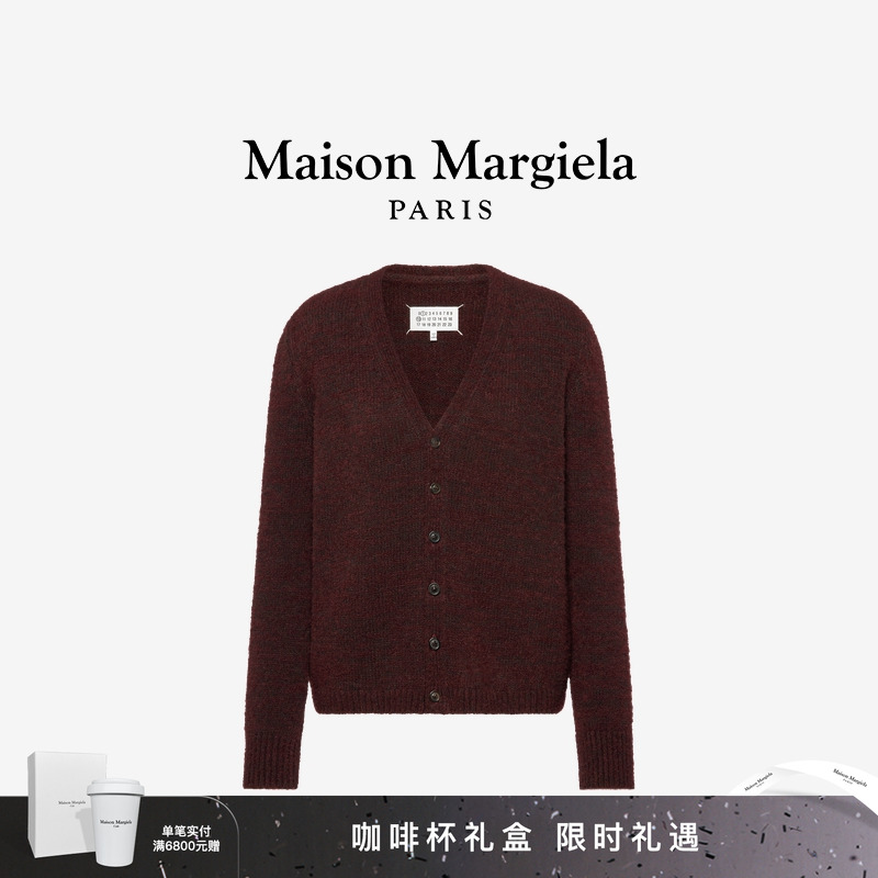 马吉拉通勤针织开襟衫