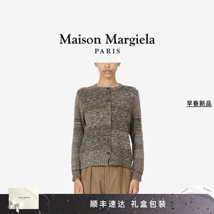 上衣 MaisonMargiela马吉拉四角缝线日常针织毛衣开襟衫 早春新品