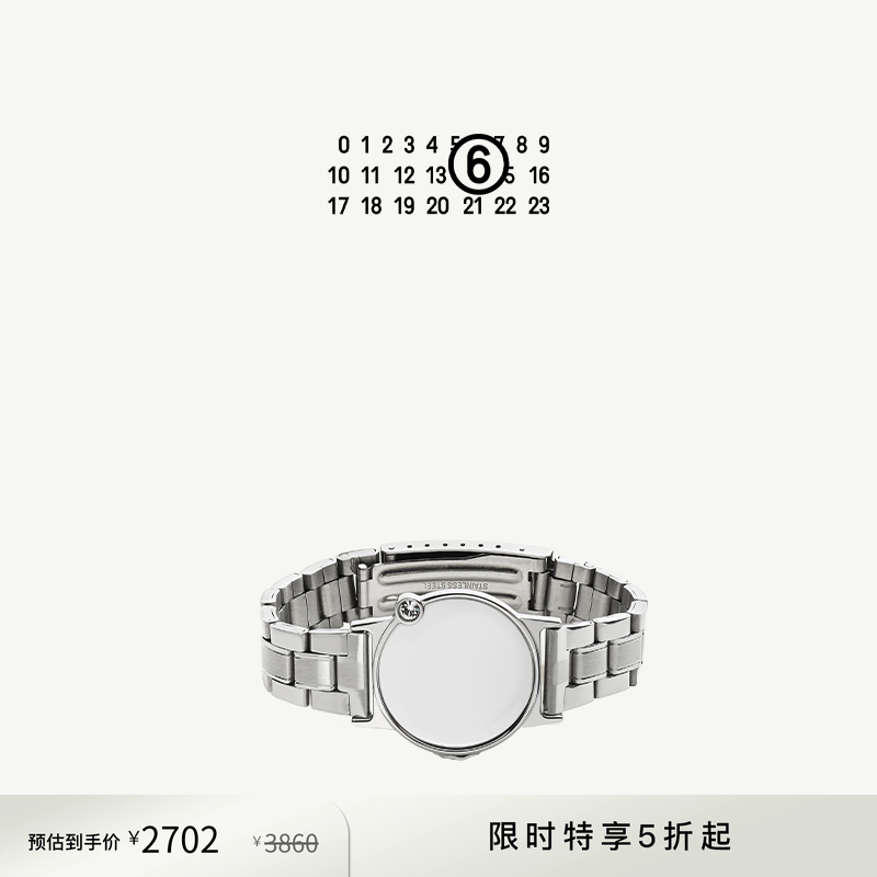 [新品首降]MM6手表式手镯手环休闲简约设计感情侣款首饰