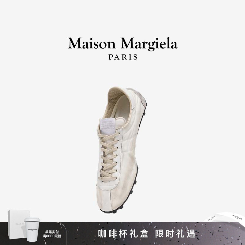 Maison Margiela马吉拉Sprinters薄底系带低帮运动通勤鞋赛车鞋