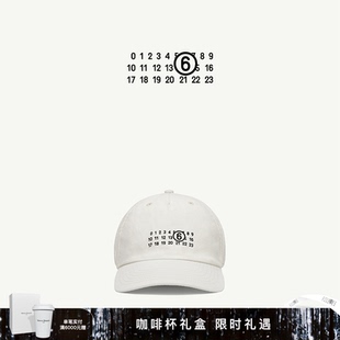 MM6spiga男女通用数字LOGO休闲棉感鸭舌帽百搭棒球帽子