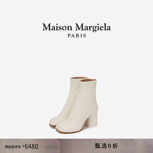 [尊享特惠]Maison Margiela马吉拉Tabi分趾羊皮革靴女高跟鞋8cm