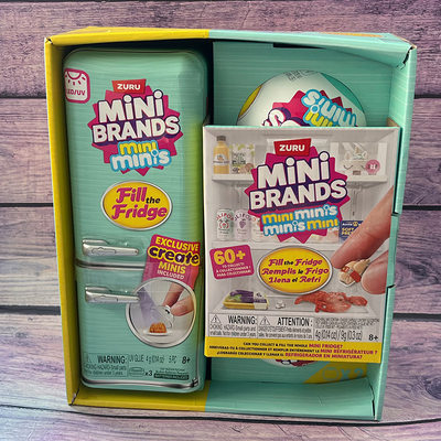 zuru五倍惊喜球迷你冰箱美食盲盒