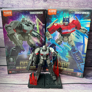 布鲁可积木人变形金刚超越版起源御天敌擎天柱威震天拼装模型手办