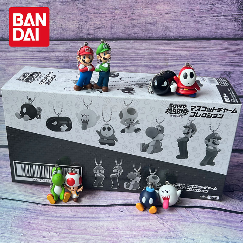 超级马里奥路易吉耀西挂件食玩