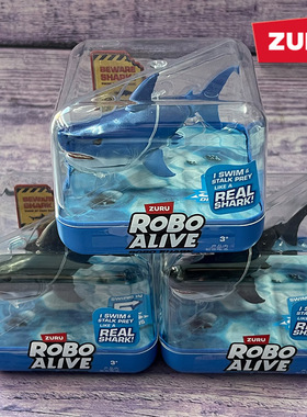 ZURU正版乐波鲨鱼小鱼乌龟会游泳的电动儿童仿真男女孩玩具礼物
