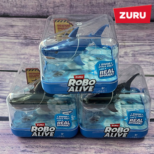 ZURU正版 电动儿童仿真男女孩玩具礼物 乐波鲨鱼小鱼乌龟会游泳