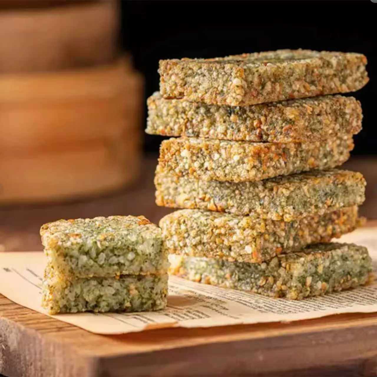 老上海粢饭糕海苔糯米糕手工糍粑辣糯米茨饭糕营养早餐速冻半成品
