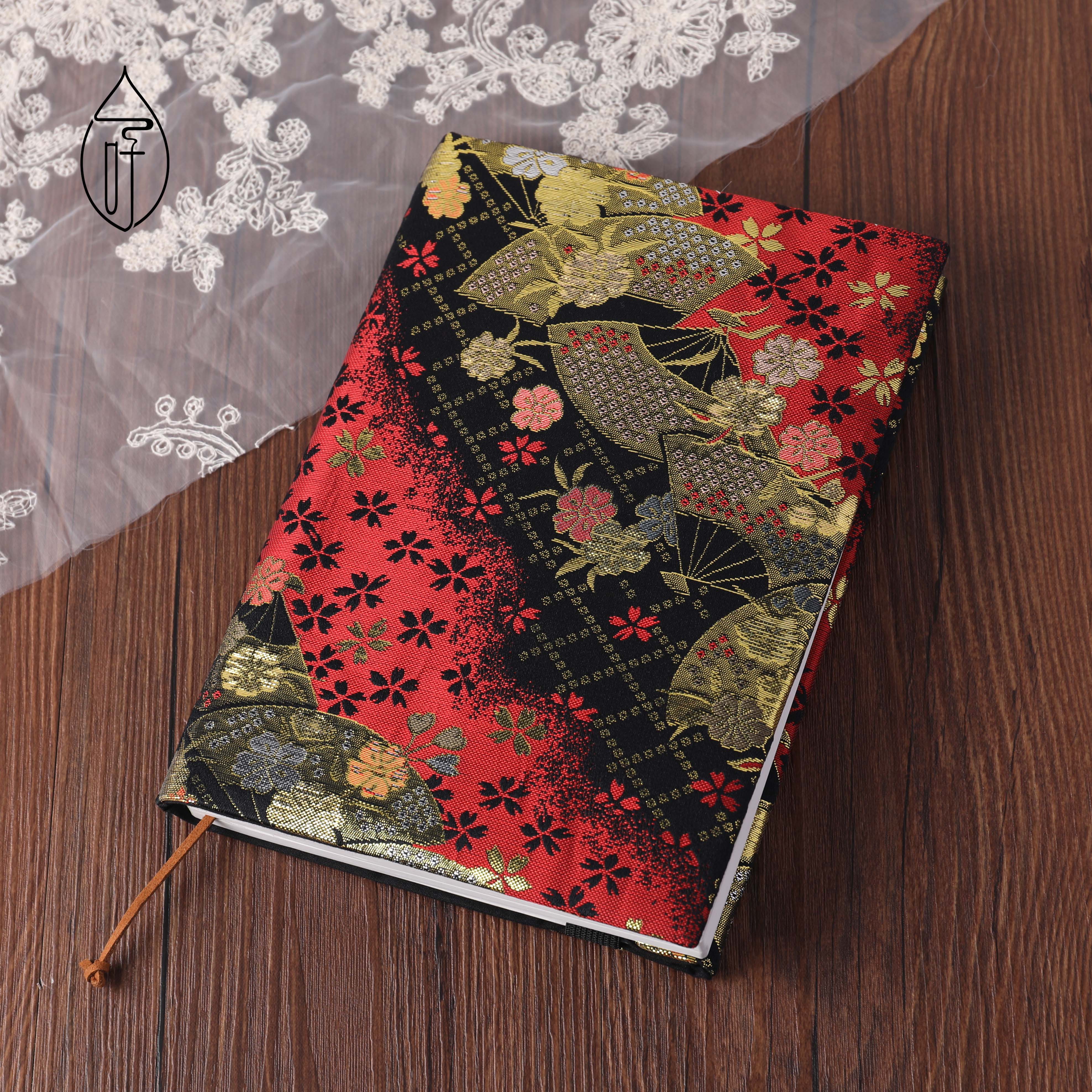 布艺可调节书衣一叶布面