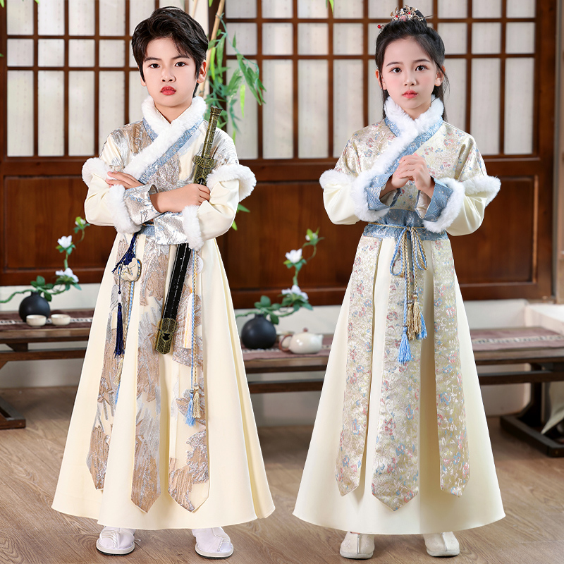 秋冬加厚款拜年服国学武侠演出服