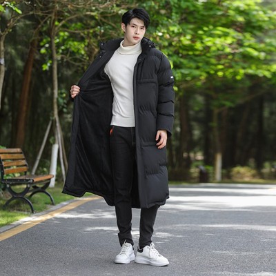 国家队羽绒棉服男女冬训长款过膝加绒棉袄体育生冬季训练运动大衣