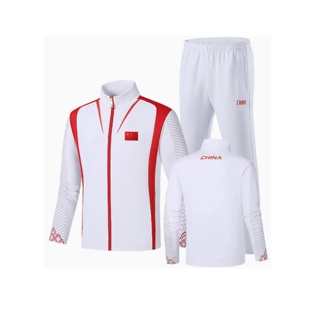 巴黎奥运会中国队运动服套装男女国服跑步外套团体出场训练领奖服